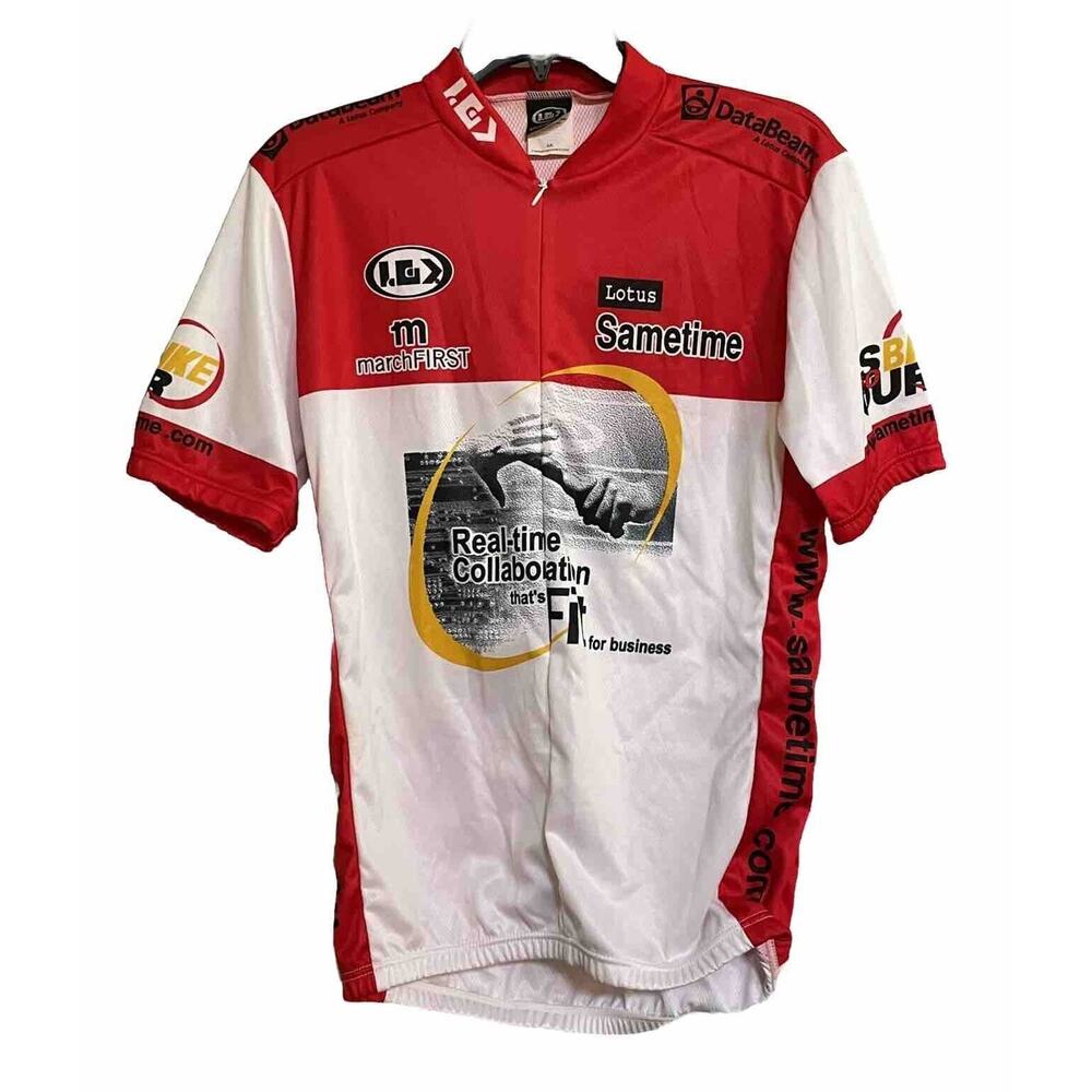 Louis Garneau Cycle Jersey Shirt Short Sleeve Performance Large